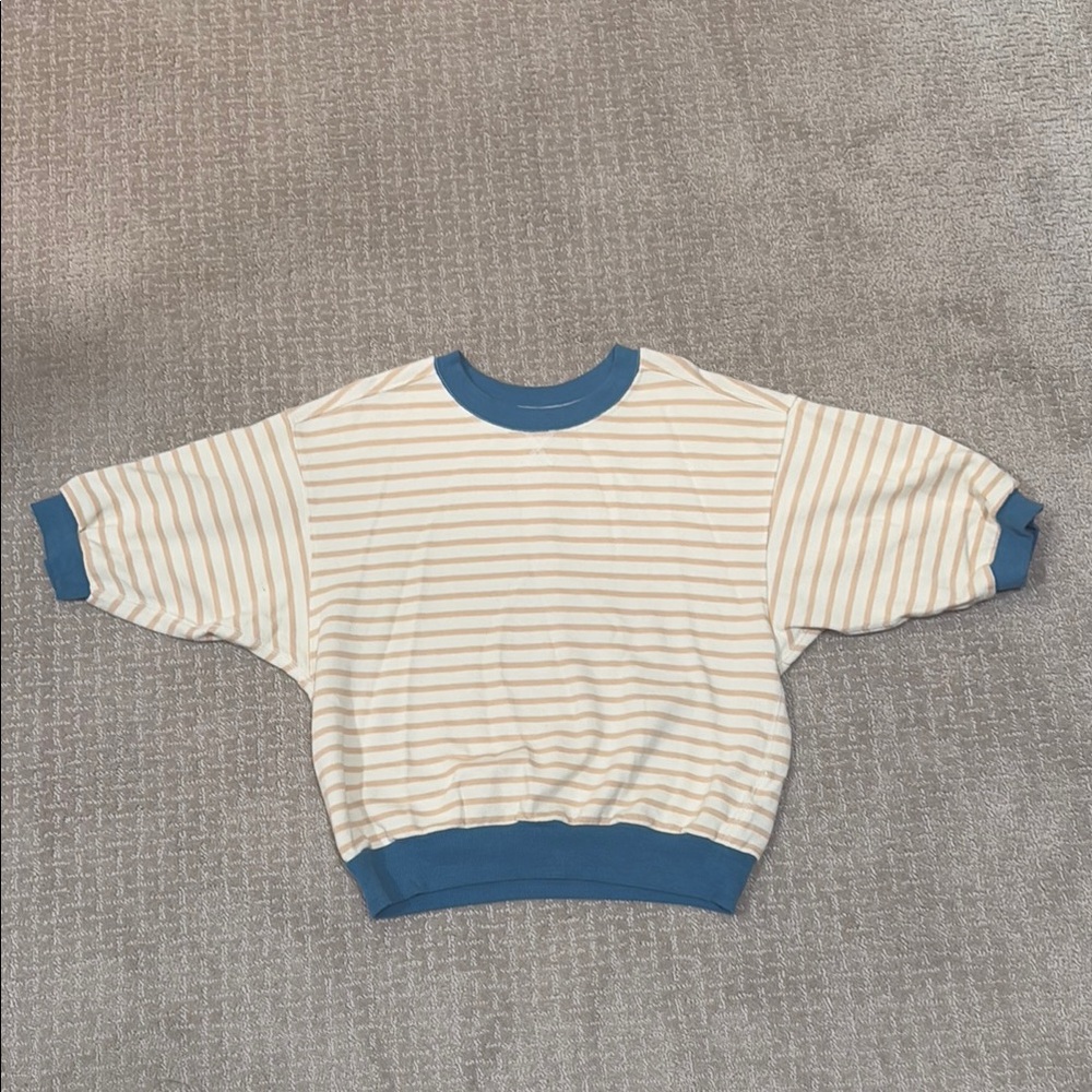 Anthropologie Stiped Short Sleeve